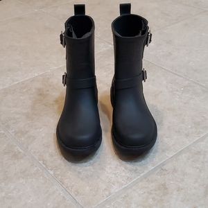 Sam Edelman Keigan Rain Boots Black Sz 6 EUC